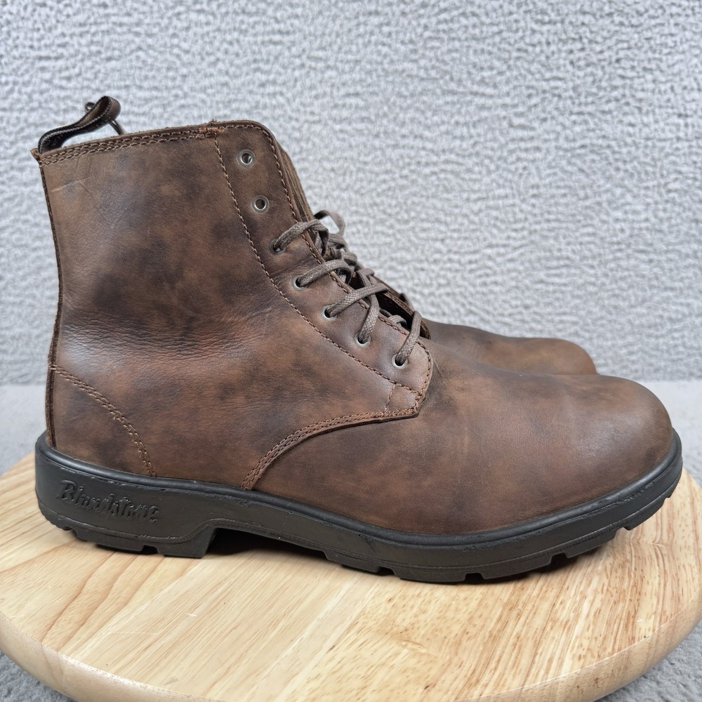 Blundstone 1930 Men Size 10 US 9 AU/UK Rustic Brown Leather Lace Up Ankle Boots